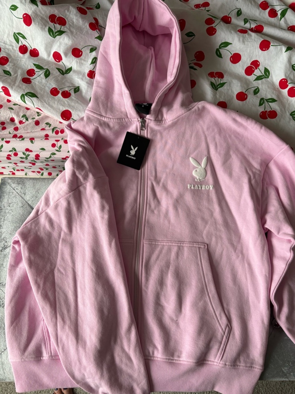 NWT PLAYBOY Baby Pink Oversized Hoodie